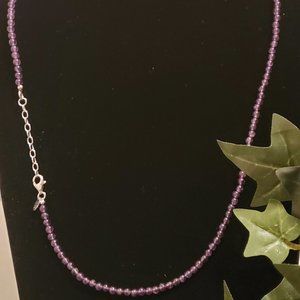 Nicky Butler 4mm Amethyst Gemstone Bead, necklace